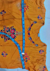 Embroidered Yellow frock