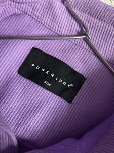 Lavender Corduroy Button-Up Shirt