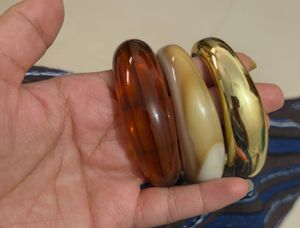 Set of 3 trendy bangles