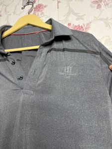 Men's Grey Polo T-Shirt