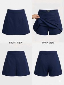 Blue A-Line Skort
