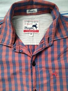 Red &amp; Blue Checked Men Shirt Button-Down