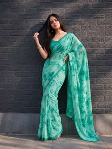 ready to wear saree with stiched blaouse