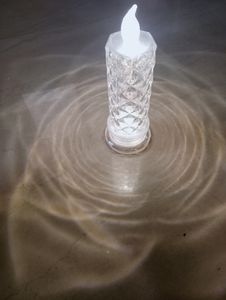 White Rose Design Candle 🕯️