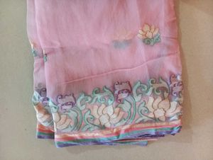 Elegant Pink Saree