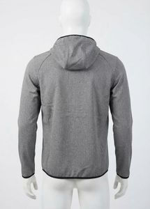 pull&amp;bear Men's Grey Hooded Softshell Jacket