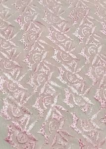 heavy Chikankari Pink embroidery Dress material M
