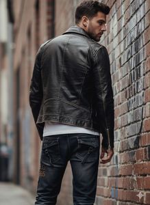 Gun Graphic Vintage Jeans
