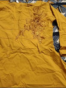 Denim &amp; Yellow dress