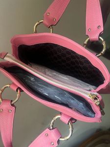 Y2K Gucci Barbiecore pink leather bag