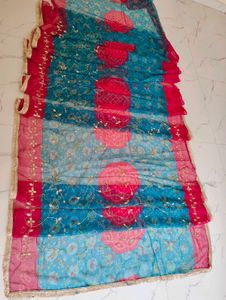 Beautiful Blue & Pink Saree