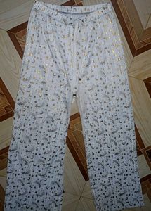 Elegant Cream Printed Palazzos