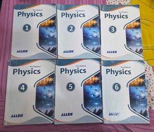 Allen Pre-Medical Physics Books (1-6)