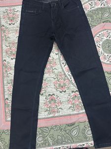 Classic Dark Wash Denim Jeans