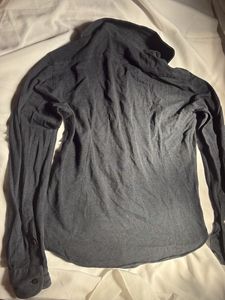 Men's Charcoal Button-Up Shirt