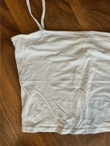 Simple White Camisole Top