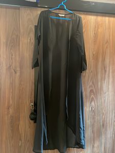 Pure Black Long Shrug Good Quality 100%