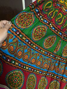 Vibrant Embroidered Ethnic Skirt