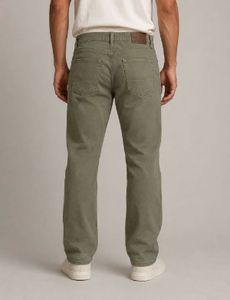 Blue Saint Olive Green Distressed Jeans