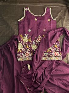 Embroidered Kurta Set with Dupatta