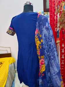 Beautiful Blue Kurta Set with Dupatta