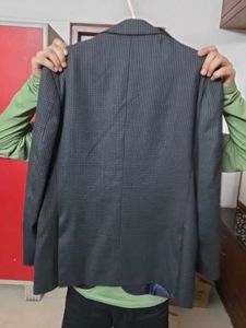 louie philip Men's Classic Checkered Blazer