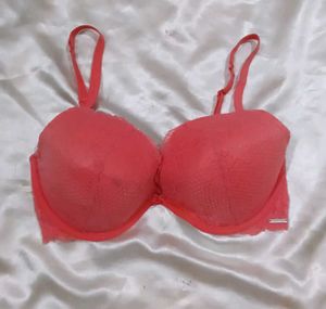 Calvin Klein Coral Lace Bra