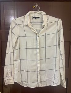 Pantaloons Grid Print Button-Up Shirt