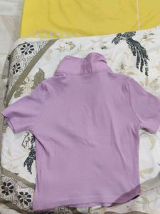 Cute Lilac Polo T-Shirt