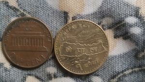 Old Foreign Countries Coin 6  Nederlands, America,
