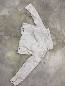 Classic White Denim Jacket