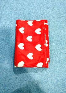 Cute Heart Print Double Bedsheet