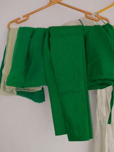 Off White Anarkali, Barely Used, XS