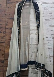 Embroidered Velvet Lehenga Skirt