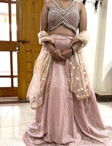 Beautiful Pink Lehenga Choli Set