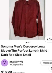 Burgundy Sonoma Shirt