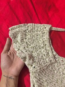 Cropped Knit Top