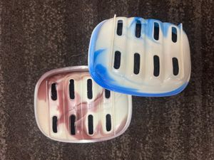 Marble Effect Soap Dish Set
