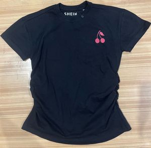 Shein Short sleeve graphic print Crew Tshirt