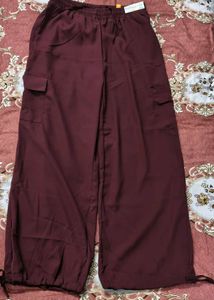 Maroon Cargo Pants
