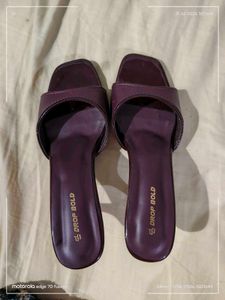 Drop Bold Slip-On 2 Block Heels