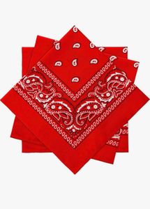 Red Paisley Bandana Scarf