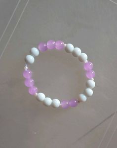 Purple Pink Heart Bracelet