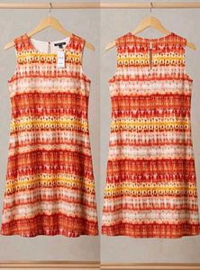 Boho Print Sleeveless Mini Dress