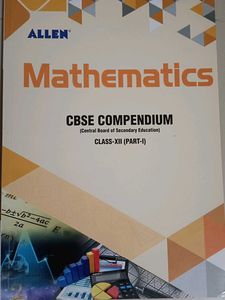 Allen Mathematics CBSE Compendium Class XII
