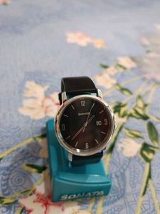 Men Leather Watch