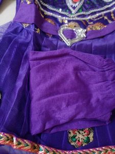 Purple Indian Ethnic Dress for Girls