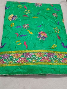 Heavy Work  Front Jaal On Shirt,
