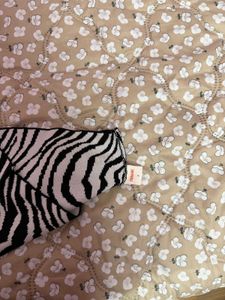 Zebra Print Crop Top