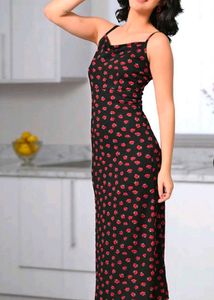 Floral Print Slip Dress